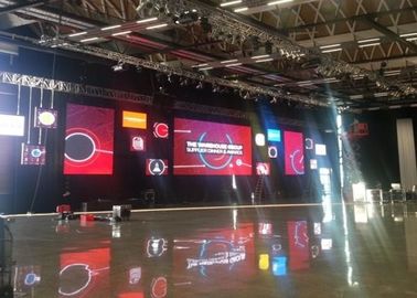 3.91mmの広告の段階LEDスクリーン フル カラー>100000時間の寿命を投げて下さい
