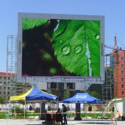 SMDの屋外P10高い定義によって導かれる表示、屋外の導かれた表示板14 - 16ビット