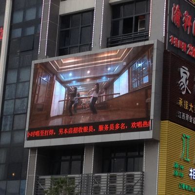 屋外P6の高い明るさのLED表示ビデオ壁スクリーン14 - 16ビット無彩色スケール